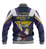 Melbourne Mother's Day Baseball Jacket - Screaming Mom and Crazy Fan