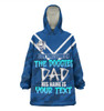 City of Canterbury Bankstown Father's Day Snug Hoodie - Screaming Dad and Crazy Fan