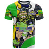 Canberra City T-Shirt - Custom Go Mighty Green Machine We Are Raiders