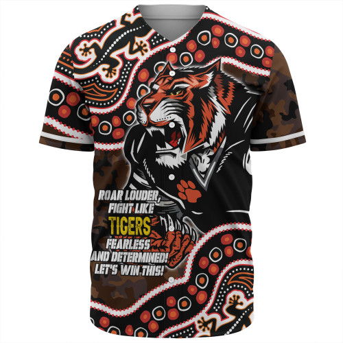 South Western of Sydney Baseball Shirt - Custom Camouflage With Aboriginal Style