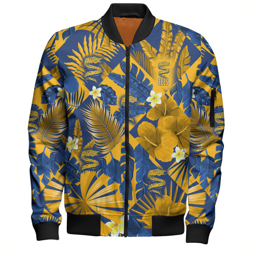 Parramatta Bomber Jacket - Custom Big Fan Argyle Tropical Patterns Style