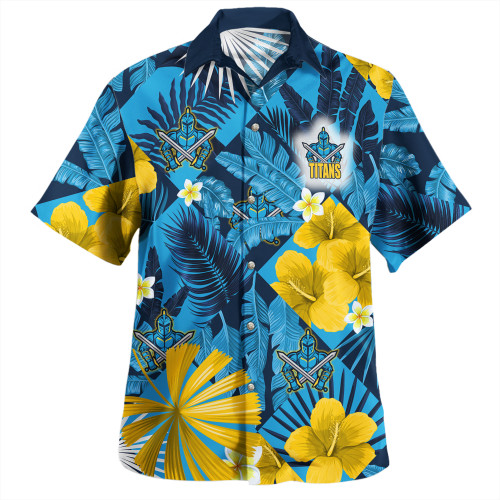 Gold Coast Hawaiian Shirt - Custom Big Fan Argyle Tropical Patterns Style