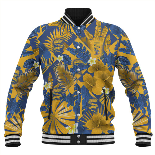 Parramatta Baseball Jacket - Custom Big Fan Argyle Tropical Patterns Style