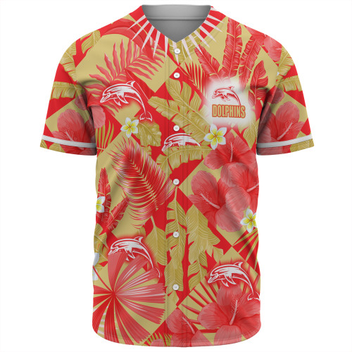 Redcliffe Baseball Shirt - Custom Big Fan Argyle Tropical Patterns Style