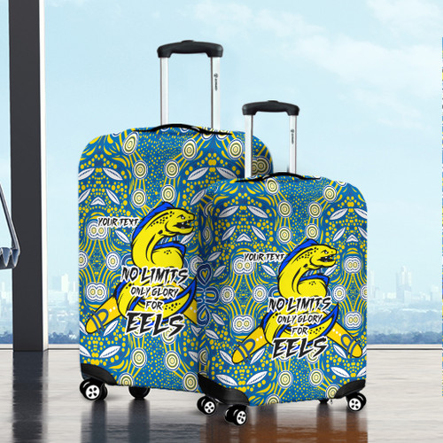 Parramatta Aboriginal Custom Luggage Cover - Custom With Aboriginal Style Luggage Cover