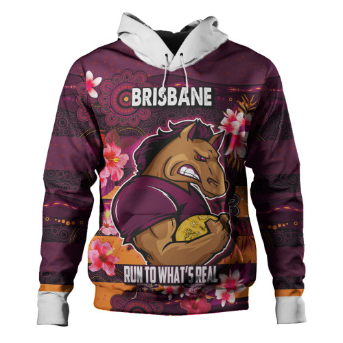Brisbane City Hoodie - Run To What's Real With Aboriginal Style