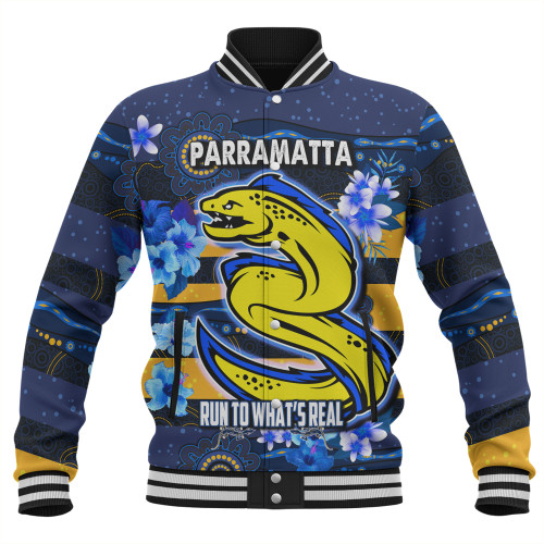 Parramatta Baseball Jacket - Run To What's Real With Aboriginal Style