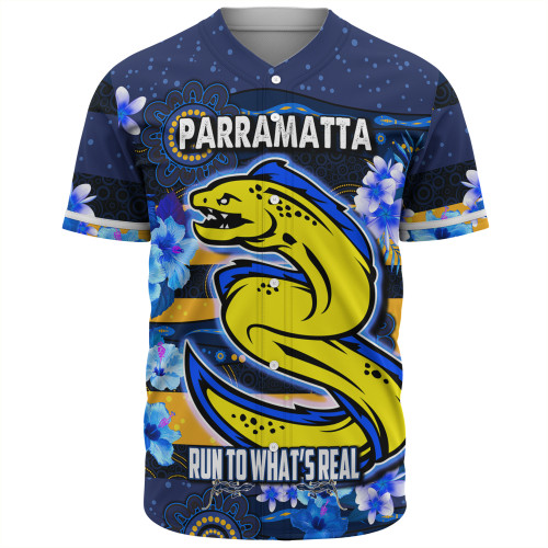 Parramatta Baseball Shirt - Run To What's Real With Aboriginal Style