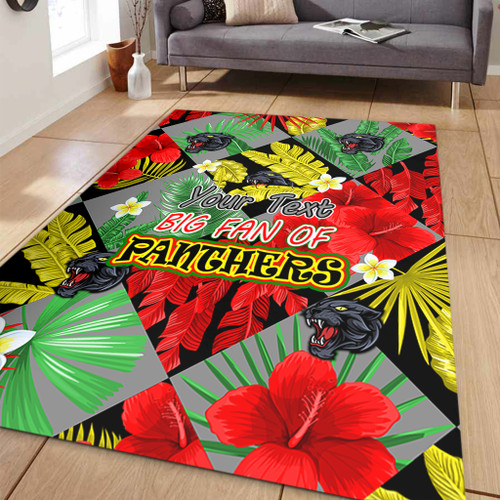 Penrith City Sport Custom Area Rug - Custom Big Fan Argyle Tropical Patterns Style  Area Rug