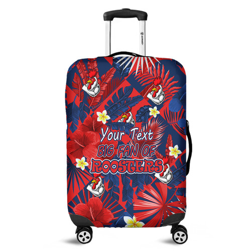 East of Sydney Sport Custom Luggage Cover - Custom Big Fan Argyle Tropical Patterns Style  Luggage Cover