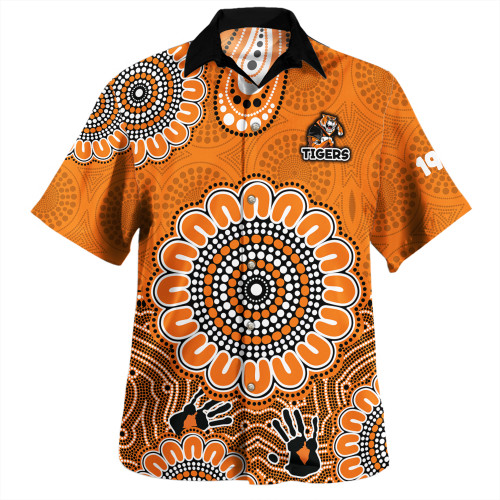 South Western of Sydney Hawaiian Shirt - Custom Australia Supporters With Aboriginal Inspired Style
