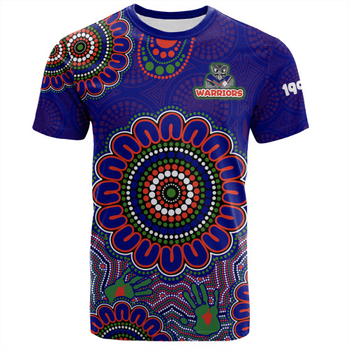 New Zealand T-Shirt - Custom Australia Supporters With Aboriginal Inspired Style