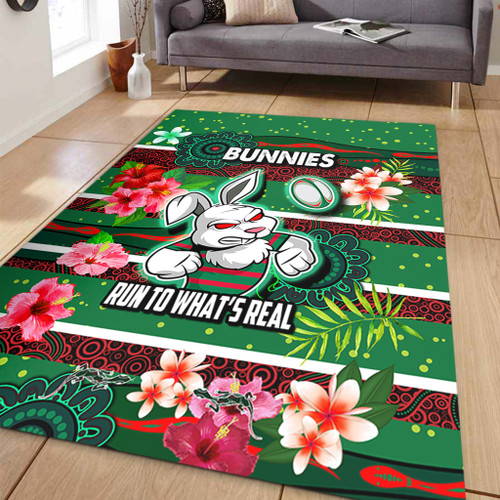 South of Sydney Sport Custom Area Rug - Run To What's Real With Aboriginal Style Area Rug