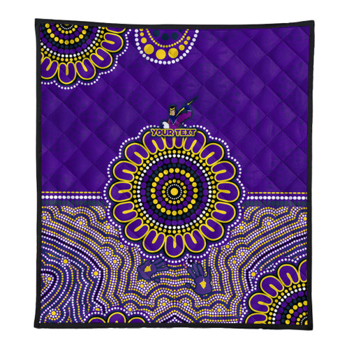 Melbourne Sport Custom Quilt - Australia Supporters With Aboriginal Inspired Style Quilt