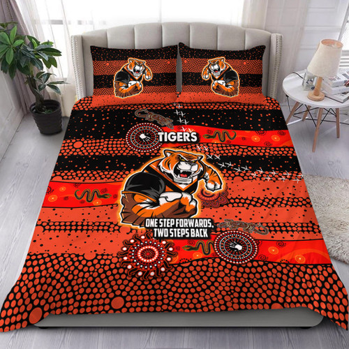South Western of Sydney Sport Custom Bedding Set - One Step Forwards Two Steps Back With Aboriginal Style Bedding Set