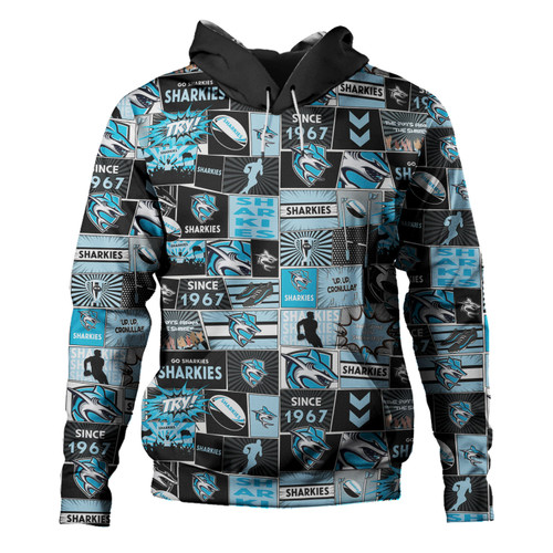 Sutherland and Cronulla Hoodie - Team Of Us Die Hard Fan Supporters Comic Style