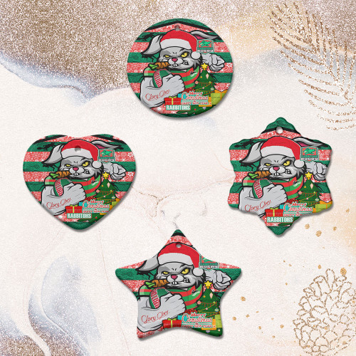 Souths Christmas Ornament - Merry Christmas Super Souths With Ball And Patterns Ornament