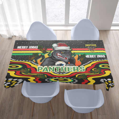 Penrith Christmas Tablecloth - Merry Christmas Indigenous Penrith Tablecloth
