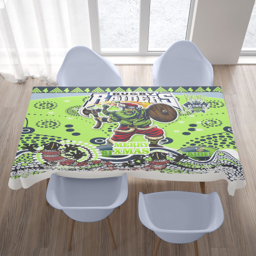 Canberra Christmas Tablecloth - Merry Viking Canberra Christmas Indigenous Tablecloth