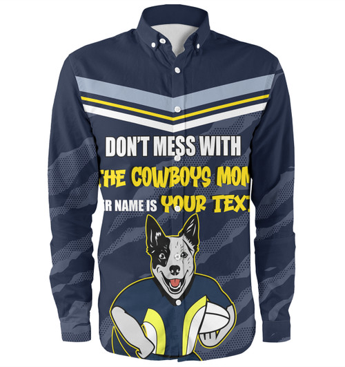 North Queensland Mother's Day Long Sleeve Shirt - Screaming Mom and Crazy Fan