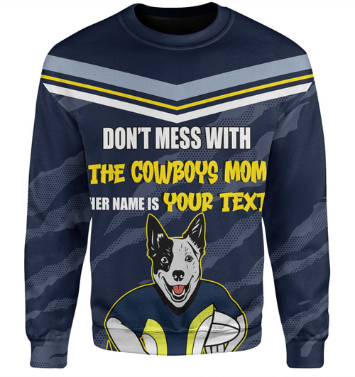 North Queensland Mother's Day Sweatshirt - Screaming Mom and Crazy Fan