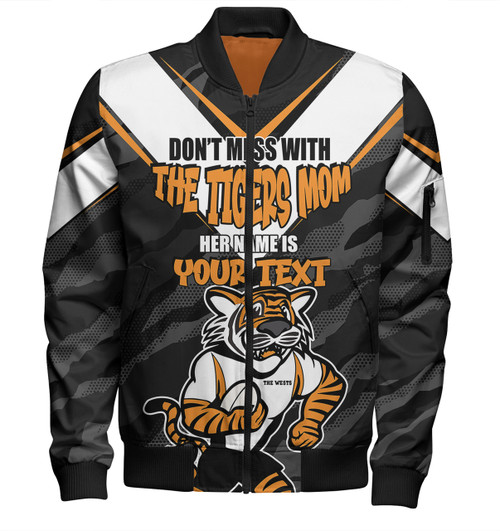 South Western of Sydney Mother's Day Bomber Jacket - Screaming Mom and Crazy Fan