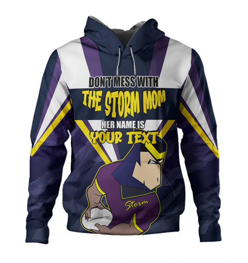 Melbourne Mother's Day Hoodie - Screaming Mom and Crazy Fan