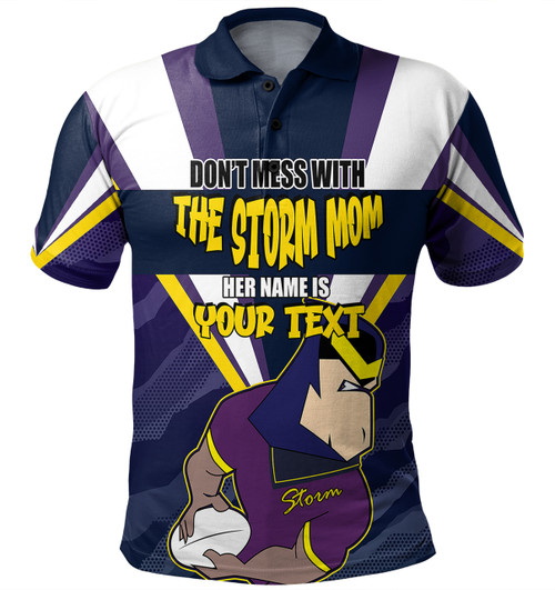 Melbourne Mother's Day Polo Shirt - Screaming Mom and Crazy Fan