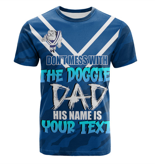 City of Canterbury Bankstown Father's Day T-Shirt - Screaming Dad and Crazy Fan