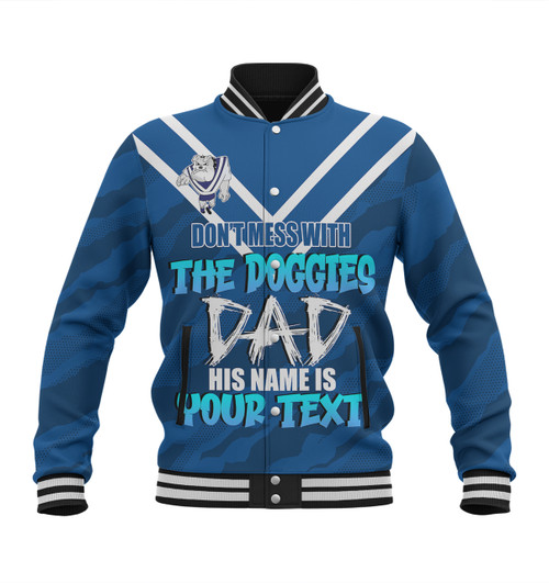 City of Canterbury Bankstown Father's Day Baseball Jacket - Screaming Dad and Crazy Fan