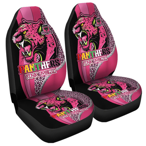 Penrith City Sport Custom Car Seat Covers - Custom Mighty Penrith Pink Magic Away Jersey Car Seat Covers