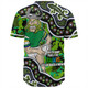 City of Canterbury Bankstown Aboriginal Baseball Shirt - Custom Camouflage With Aboriginal Style