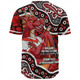 Illawarra and St George Baseball Shirt - Custom Camouflage With Aboriginal Style