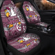 Sydney's Northern Beaches Aboriginal Custom Car Seat Covers - Aboriginal Indigenous Inspired Real Fan Car Seat Covers