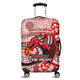 Illawarra and St George Aboriginal Custom Luggage Cover - Aboriginal Indigenous Inspired Real Fan Luggage Cover