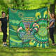 Canberra City Aboriginal Custom Quilt - Aboriginal Indigenous Inspired Real Fan Quilt