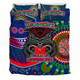 New Zealand Aboriginal Custom Bedding Set - Aboriginal Indigenous Inspired Real Fan Bedding Set