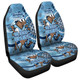 New South Wales Aboriginal Custom Car Seat Covers - Aboriginal Indigenous Inspired Real Fan Car Seat Covers