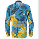 Gold Coast Long Sleeve Shirt - Custom Big Fan Argyle Tropical Patterns Style