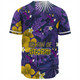 Melbourne Baseball Shirt - Custom Big Fan Argyle Tropical Patterns Style