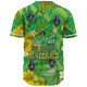 Canberra City Baseball Shirt - Custom Big Fan Argyle Tropical Patterns Style