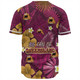 Queensland Baseball Shirt - Custom Big Fan Argyle Tropical Patterns Style