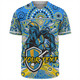 Gold Coast Baseball Shirt - Custom With Aboriginal Style