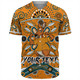 Wallabies Baseball Shirt - Custom With Aboriginal Style