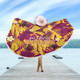Brisbane City Sport Custom Beach Blanket - Custom Big Fan Argyle Tropical Patterns Style  Beach Blanket