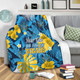 Gold Coast Sport Custom Blanket - Custom Big Fan Argyle Tropical Patterns Style  Blanket