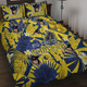 North Queensland Sport Custom Quilt Bed Set - Custom Big Fan Argyle Tropical Patterns Style  Quilt Bed Set