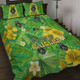 Canberra City Sport Custom Quilt Bed Set - Custom Big Fan Argyle Tropical Patterns Style  Quilt Bed Set