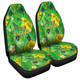 Canberra City Sport Custom Car Seat Covers - Custom Big Fan Argyle Tropical Patterns Style  Car Seat Covers