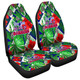 New Zealand Sport Custom Car Seat Covers - Custom Big Fan Argyle Tropical Patterns Style  Car Seat Covers